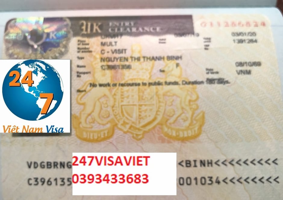 QUY TRÌNH XIN VISA DU LỊCH ANH TỰ TÚC.