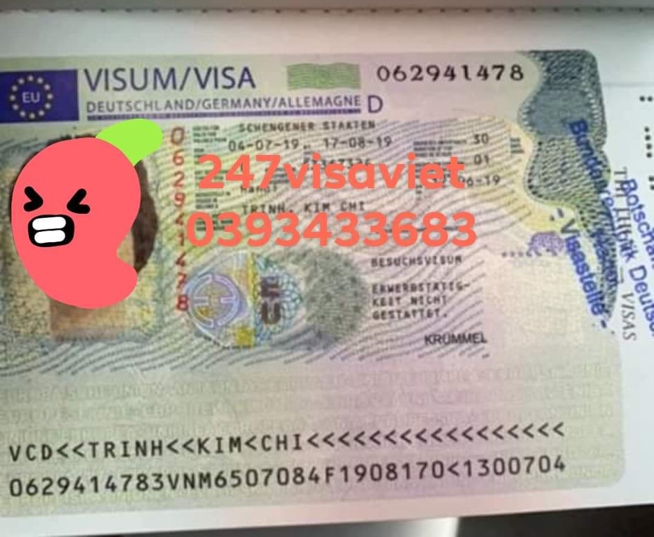 THỦ TỤC XIN VISA DU LỊCH ĐỨC