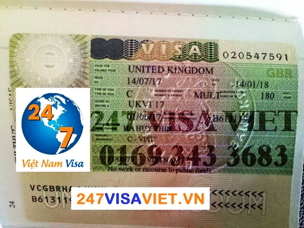 VISA CÔNG TÁC ANH