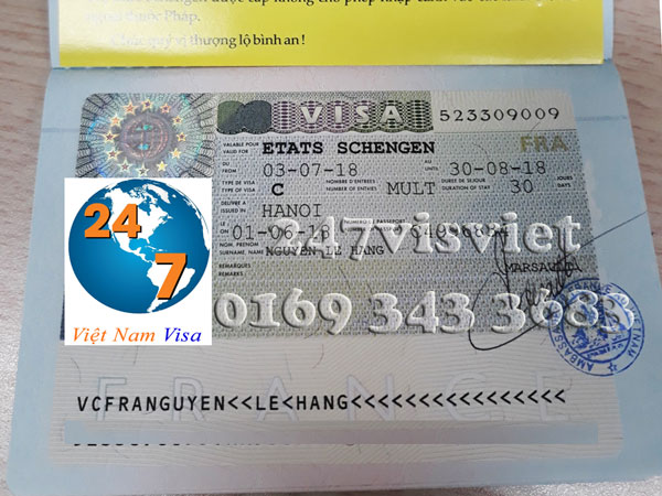 VISA THĂM THÂN PHÁP TẠI HÀ NỘI